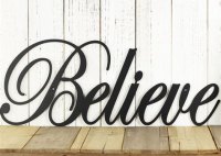 Believe Sign Home Decor