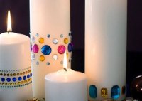 How To Decorate Candle At Home